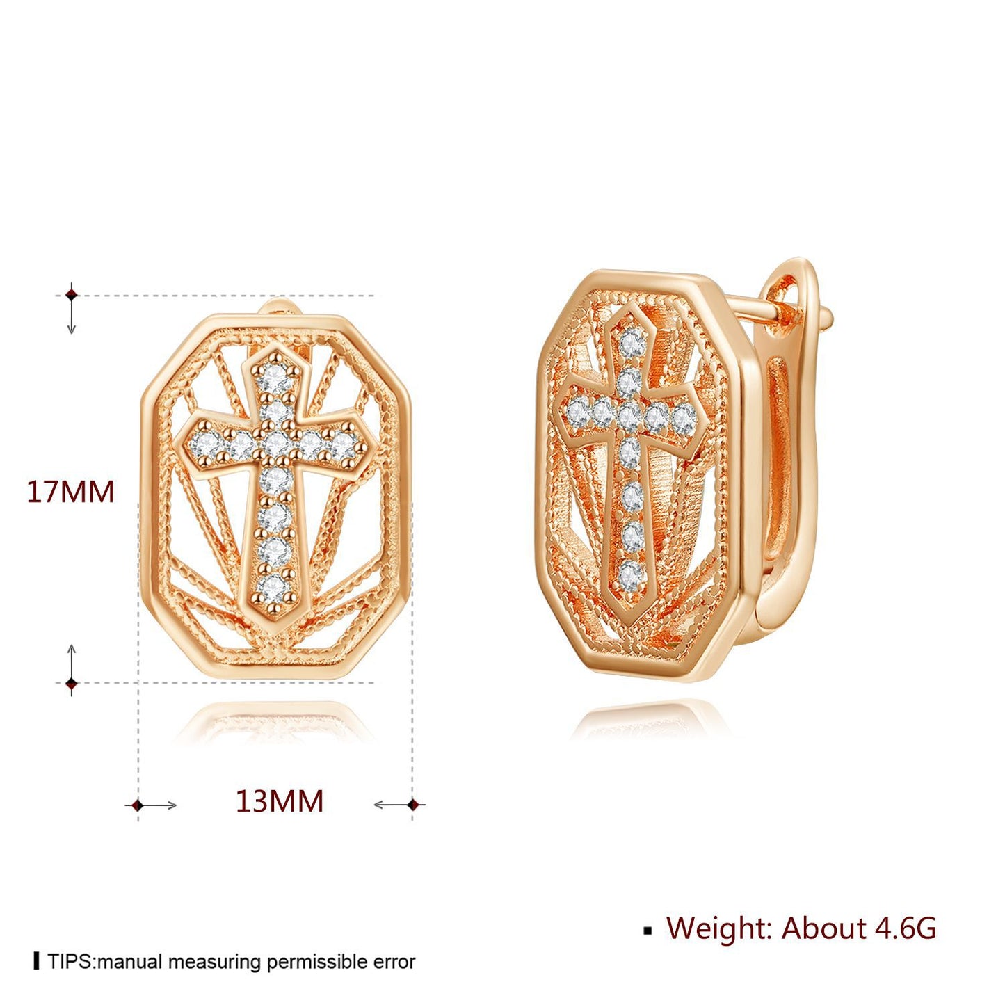 Brass With Plated Fashion Jewelry Earrings