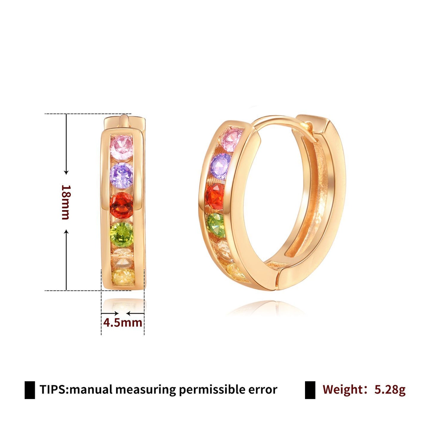Brass With Plated Fashion Jewelry Earrings