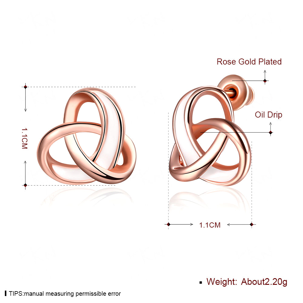 Brass With Plated Fashion Jewelry Earrings