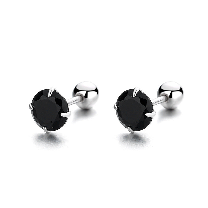 925 Sterling Silver Screwed Earrings