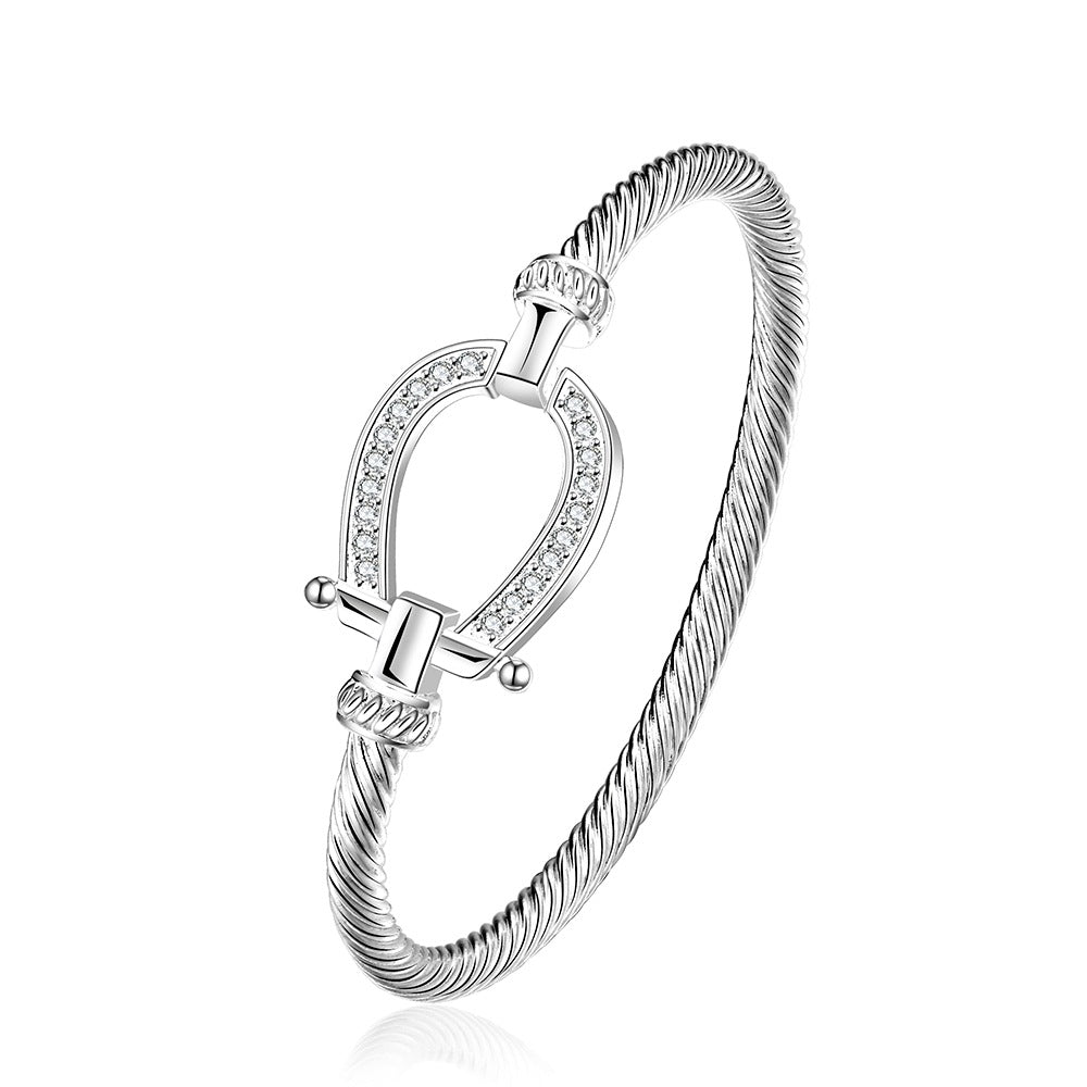 Brass With Plated Fashion Jewelry Bracelet