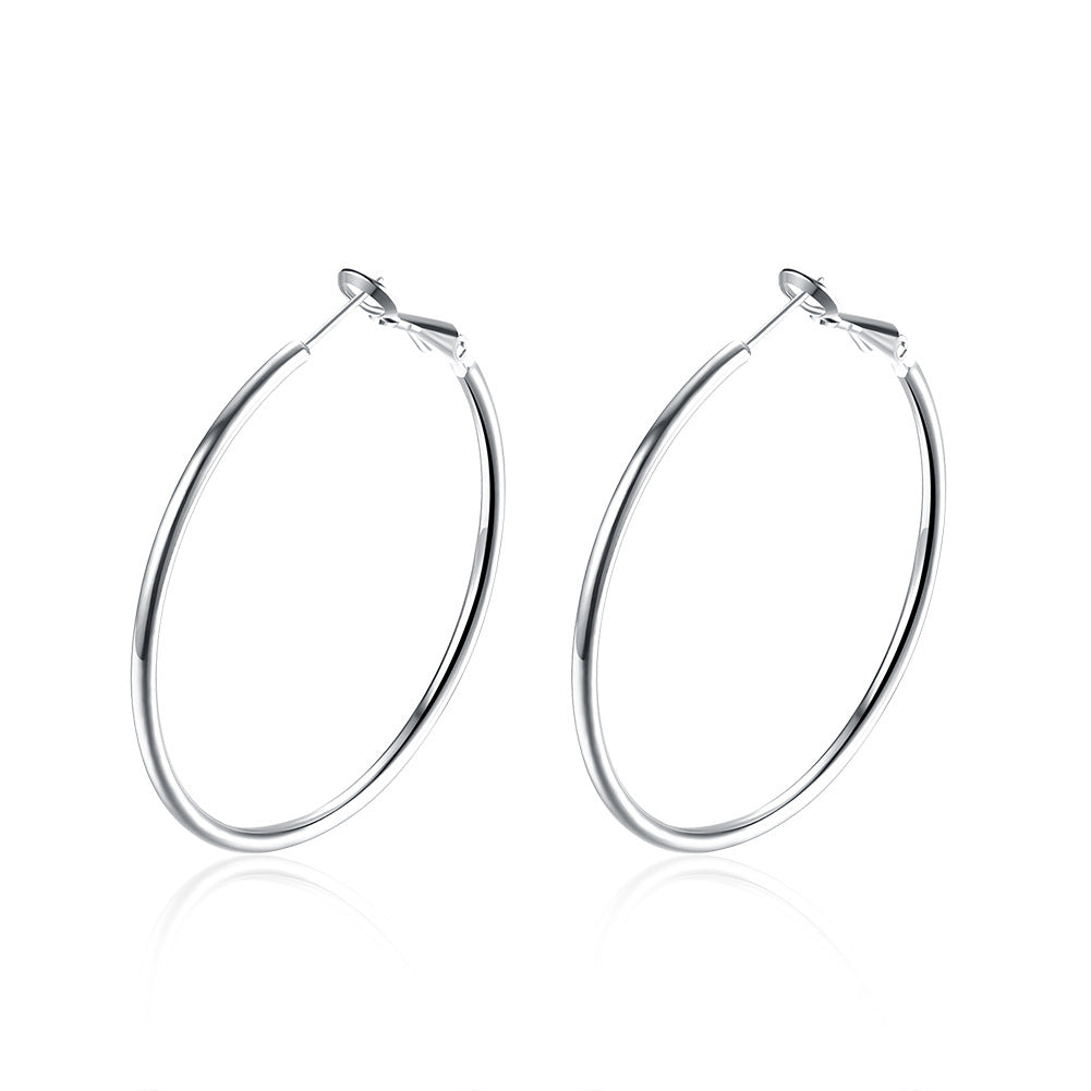 Brass With Plated Fashion Jewelry Earrings