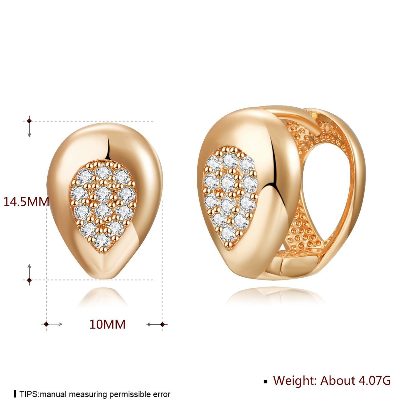Brass With Plated Fashion Jewelry Earrings
