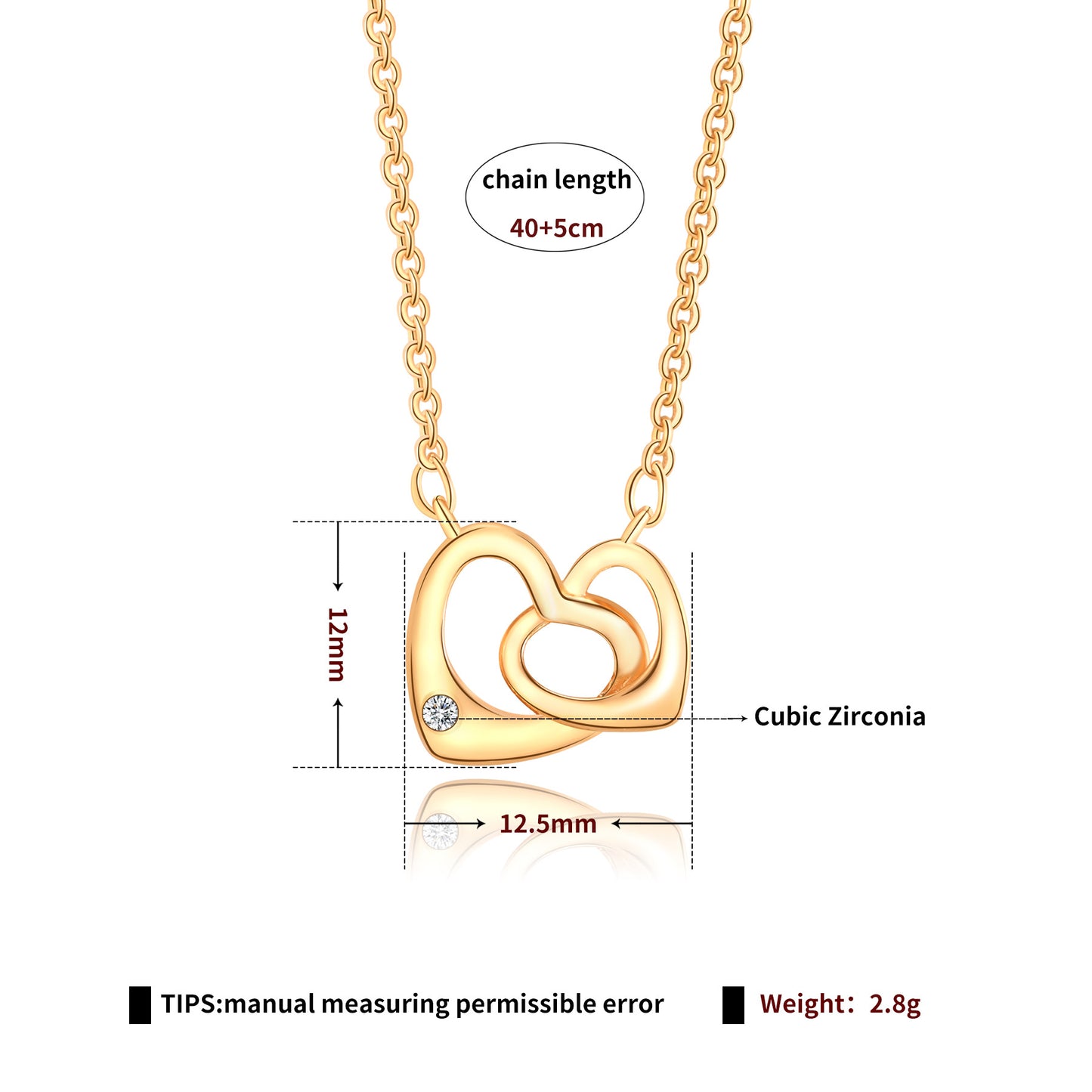 Brass With Plated Fashion Jewelry Necklace