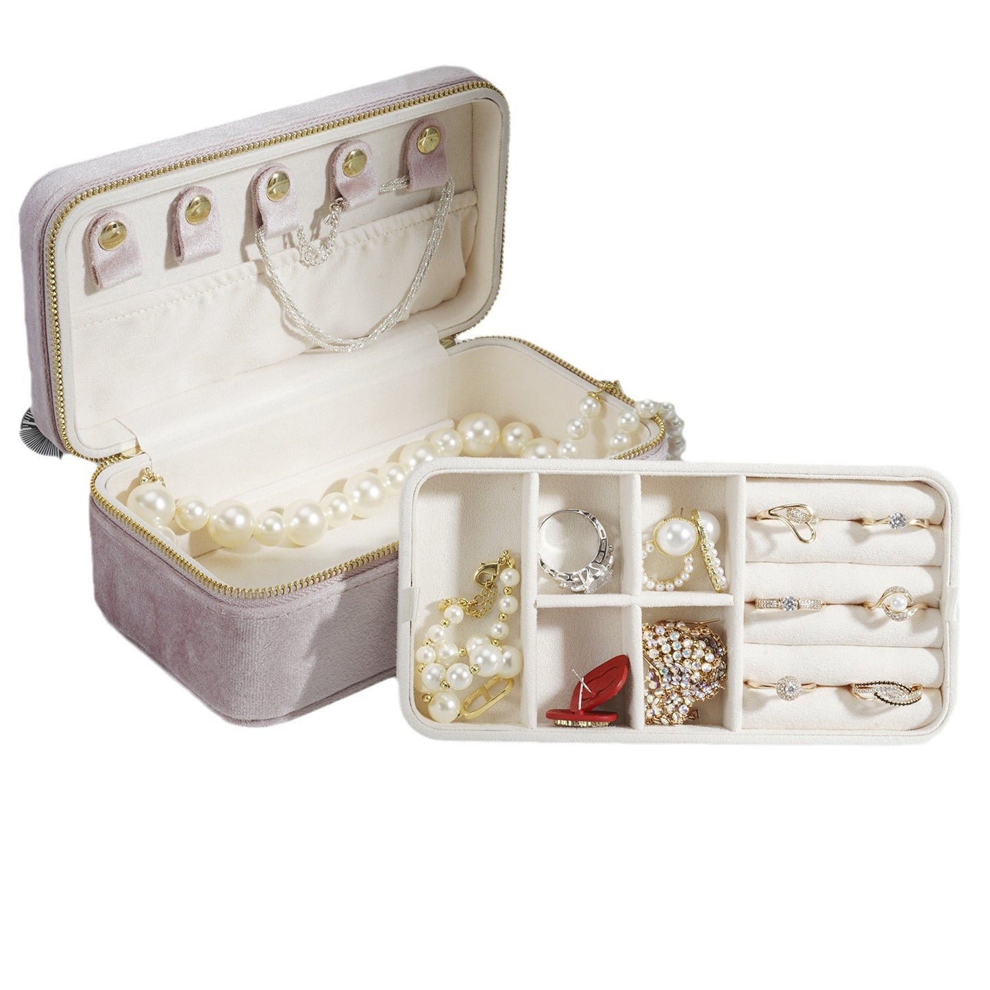 Portable Storage Case for Jewelry and Small Accessories