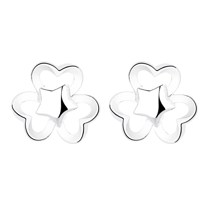 925 Sterling Silver Screw Back Stud Earrings
