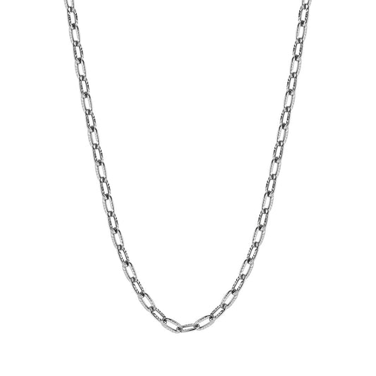 Collar de serpiente plano de moda de acero inoxidable