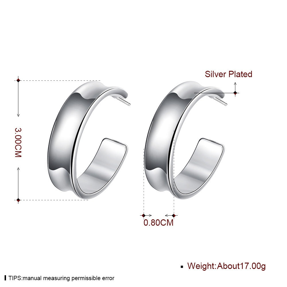 Brass With Plated Fashion Jewelry Earrings