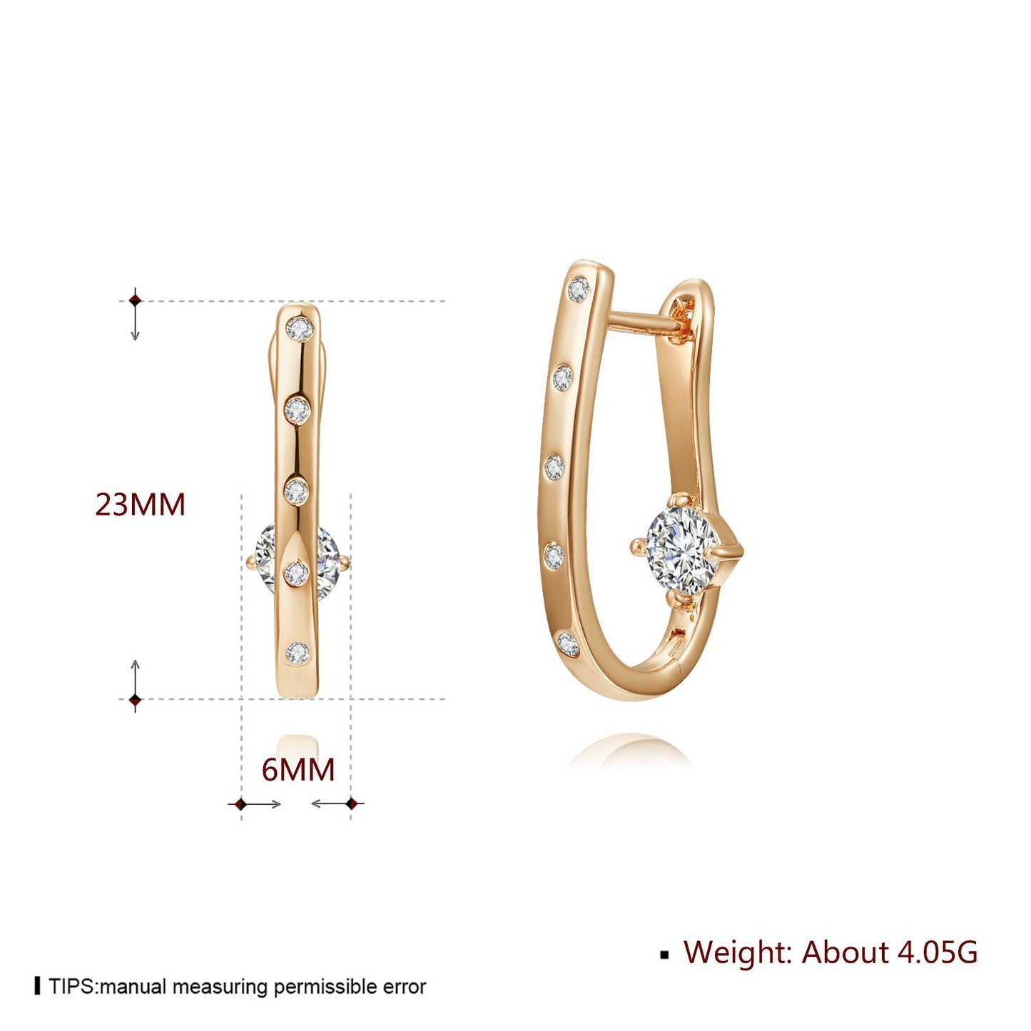 Brass With Plated Fashion Jewelry Earrings