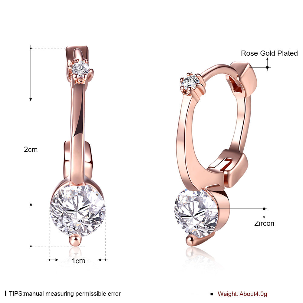 Brass With Plated Fashion Jewelry Earrings