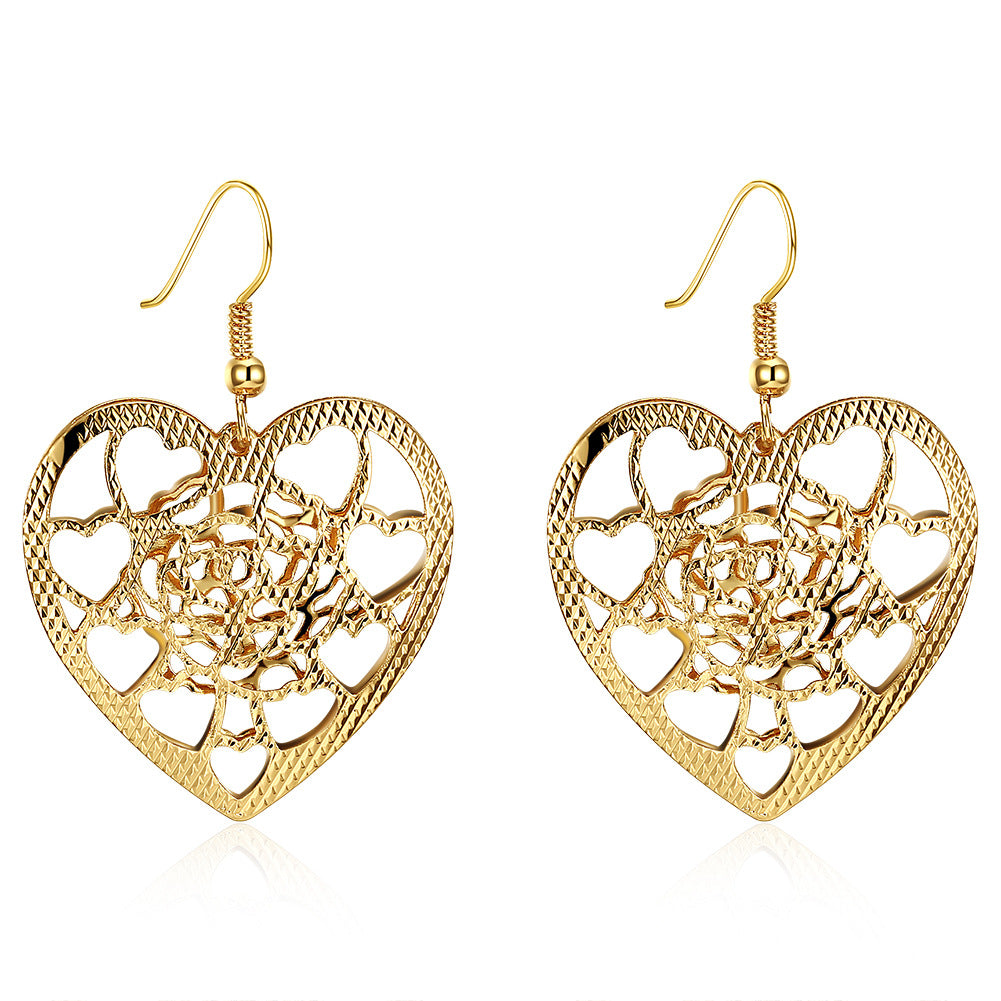Brass With Plated Fashion Jewelry Earrings
