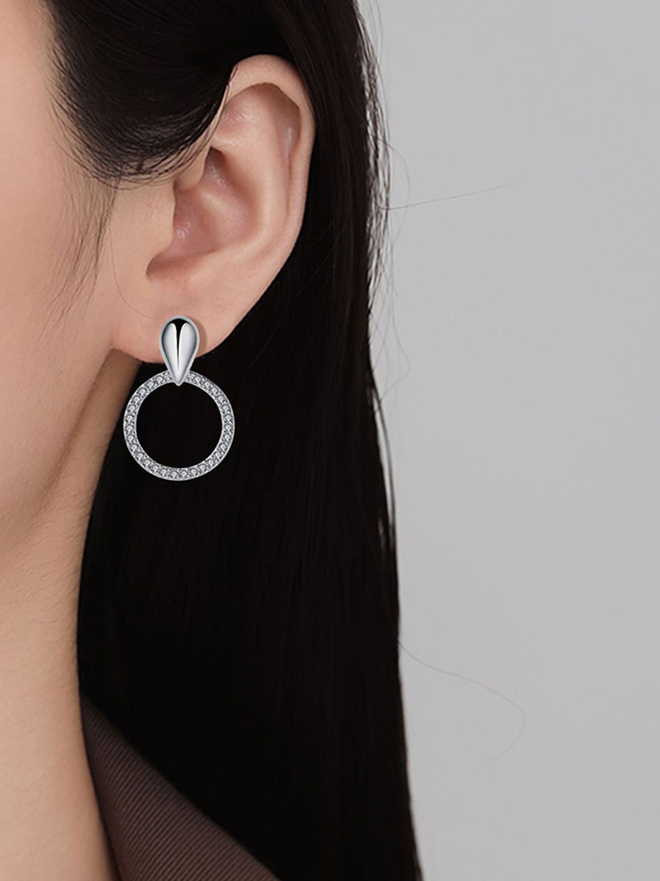 Hoop Earrings, Fashionable Earrings for Women, Trendy All-match & Exquisite Jewelry for Birthday Gift