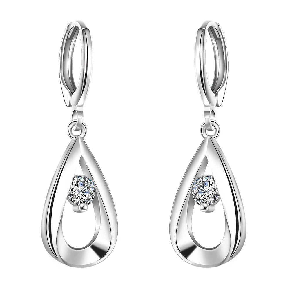 Brass With Plated Fashion Jewelry Earrings