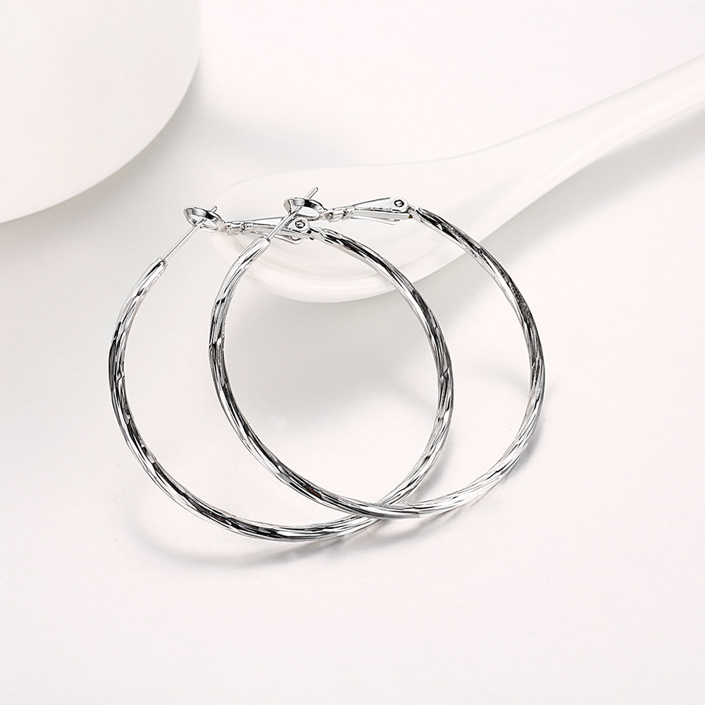 Brass With Plated Fashion Jewelry Earrings