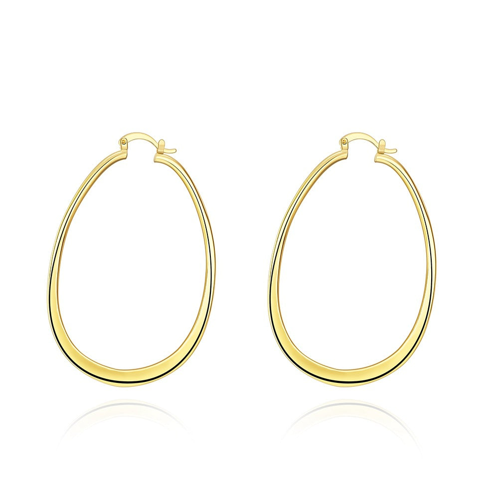 Brass With Plated Fashion Jewelry Earrings