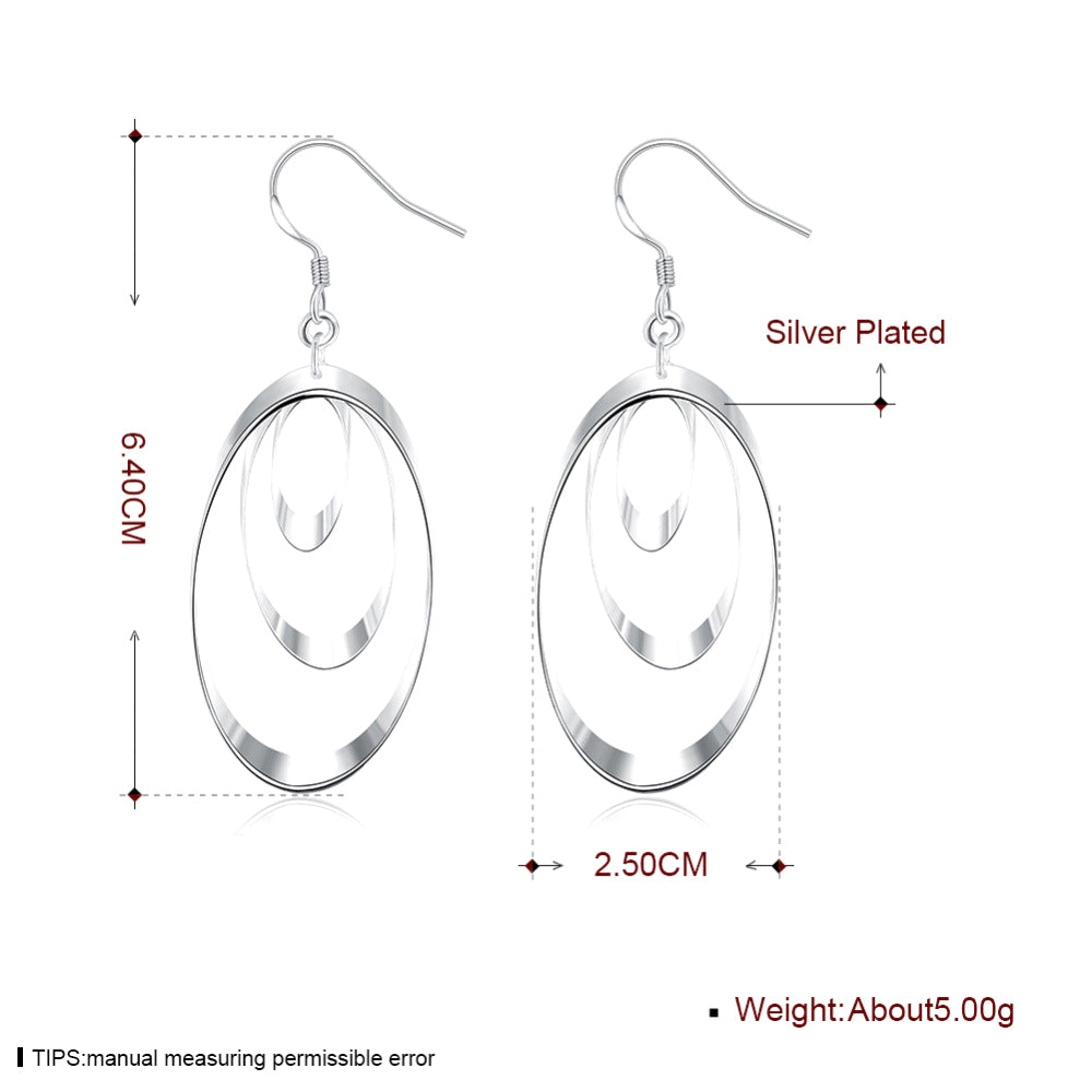 Brass With Plated Fashion Jewelry Earrings