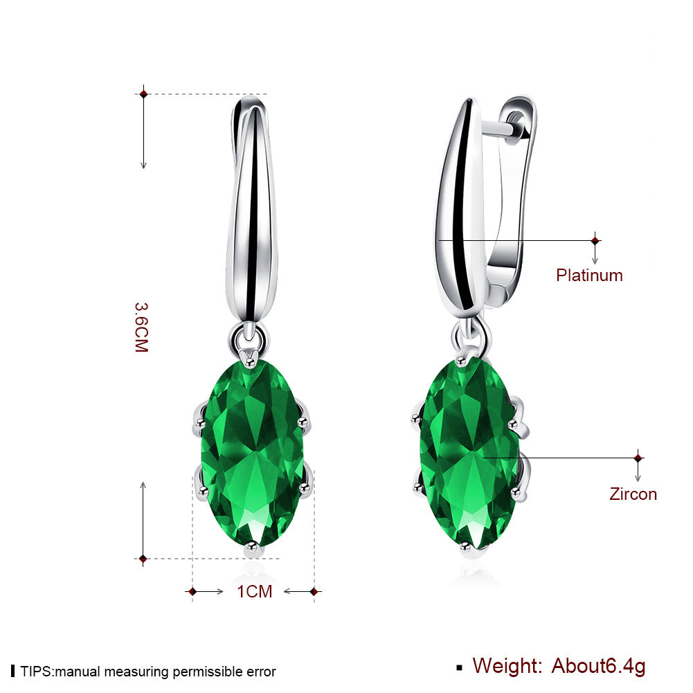 Brass With Plated Fashion Jewelry Earrings