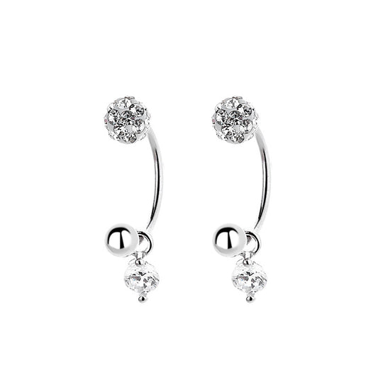 925 Sterling Silver Screw Back Stud Earrings