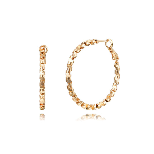 Brass With Plated Fashion Jewelry Earrings