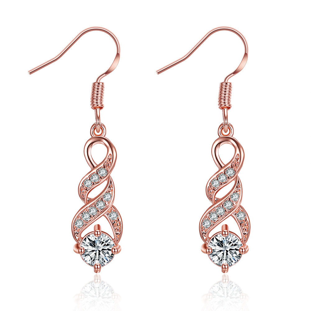 Brass With Plated Fashion Jewelry Earrings