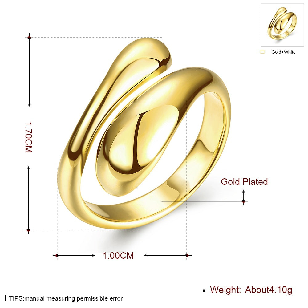 Copper With Plated Fashion Ring