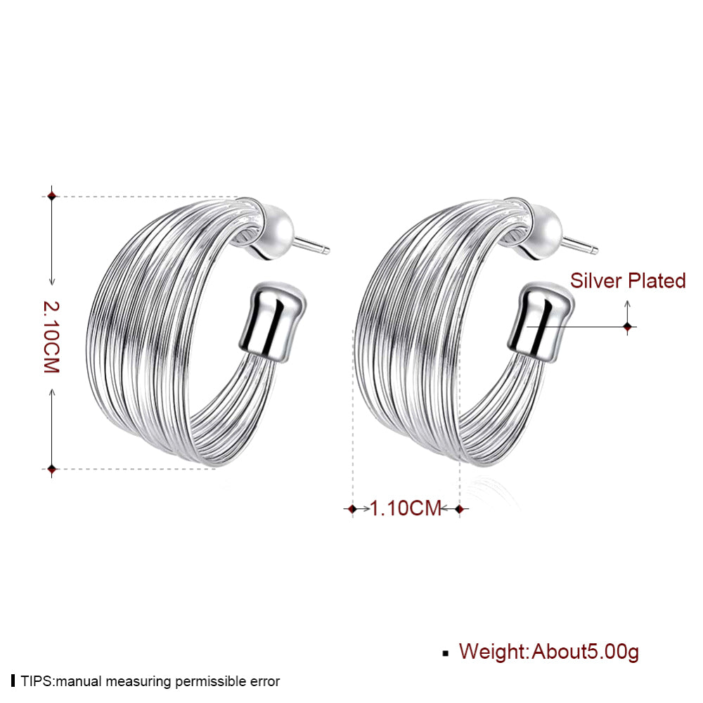 Brass With Plated Fashion Jewelry Earrings