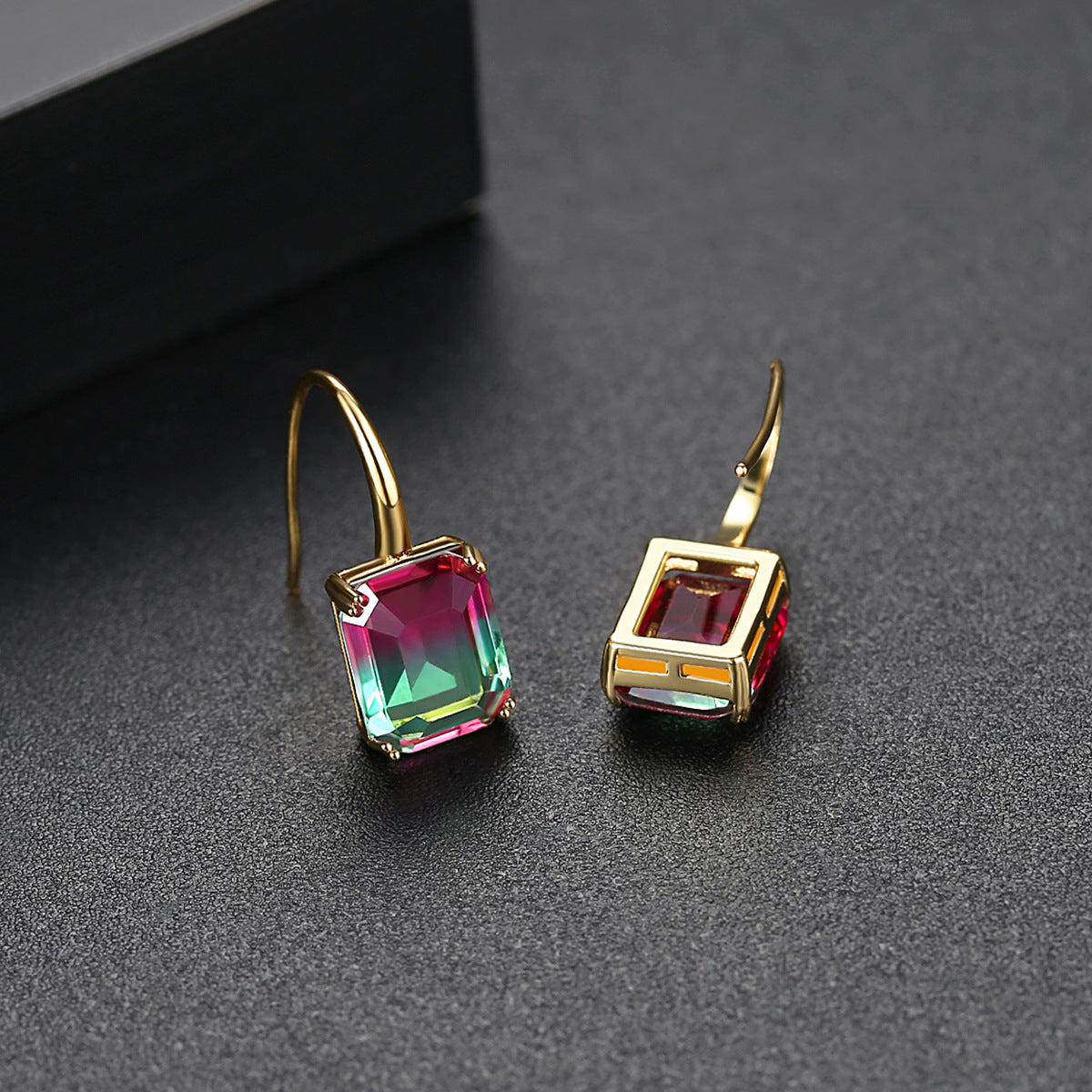 Copper With Silver Plated Fashion Jewelry Earrings