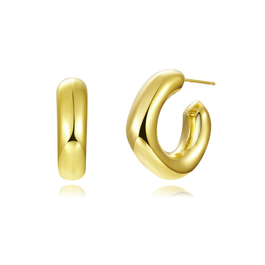 Brass With Plated Fashion Jewelry Earrings