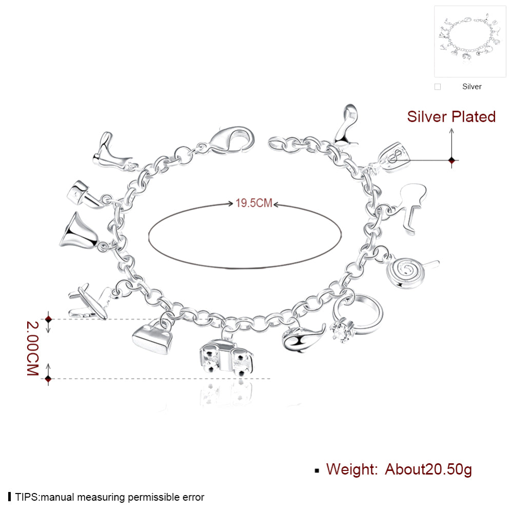 Brass With Plated Fashion Jewelry Bracelet