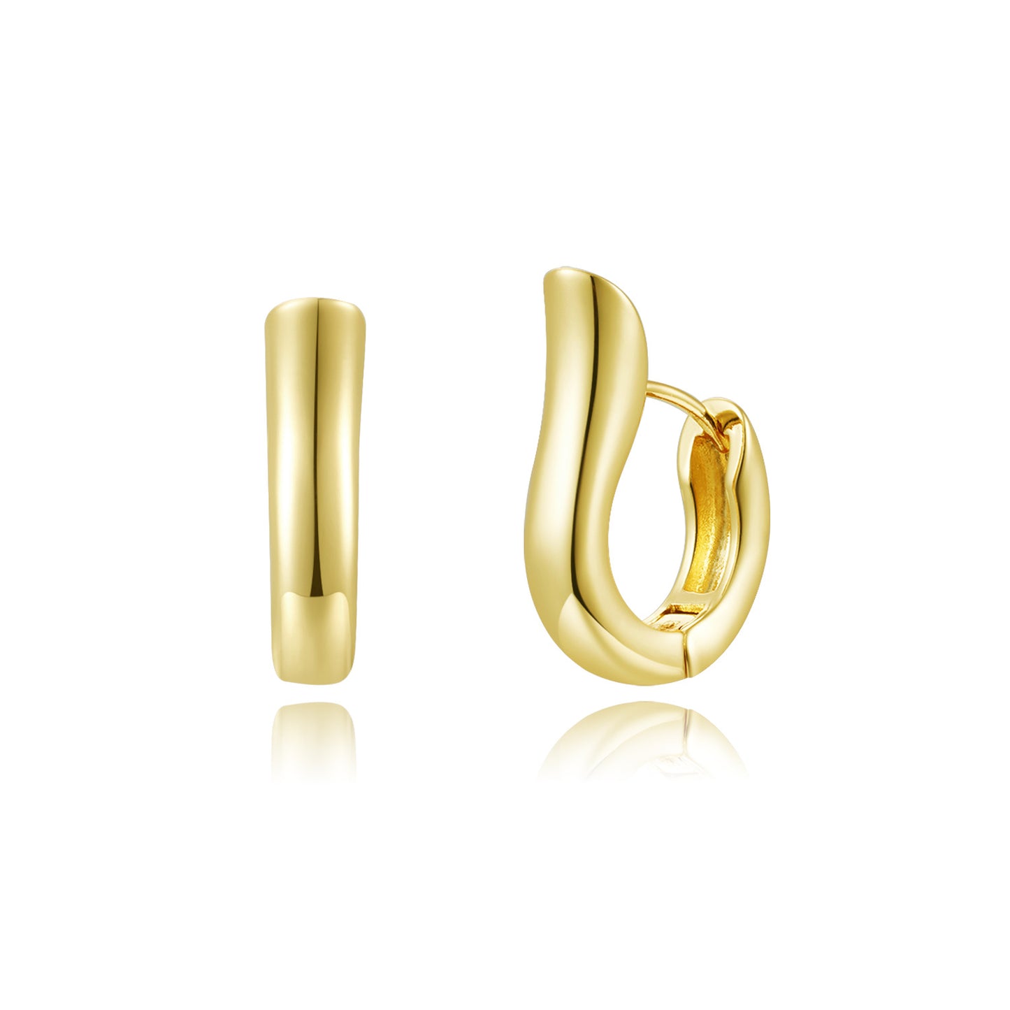 Brass With Plated Fashion Jewelry Earrings