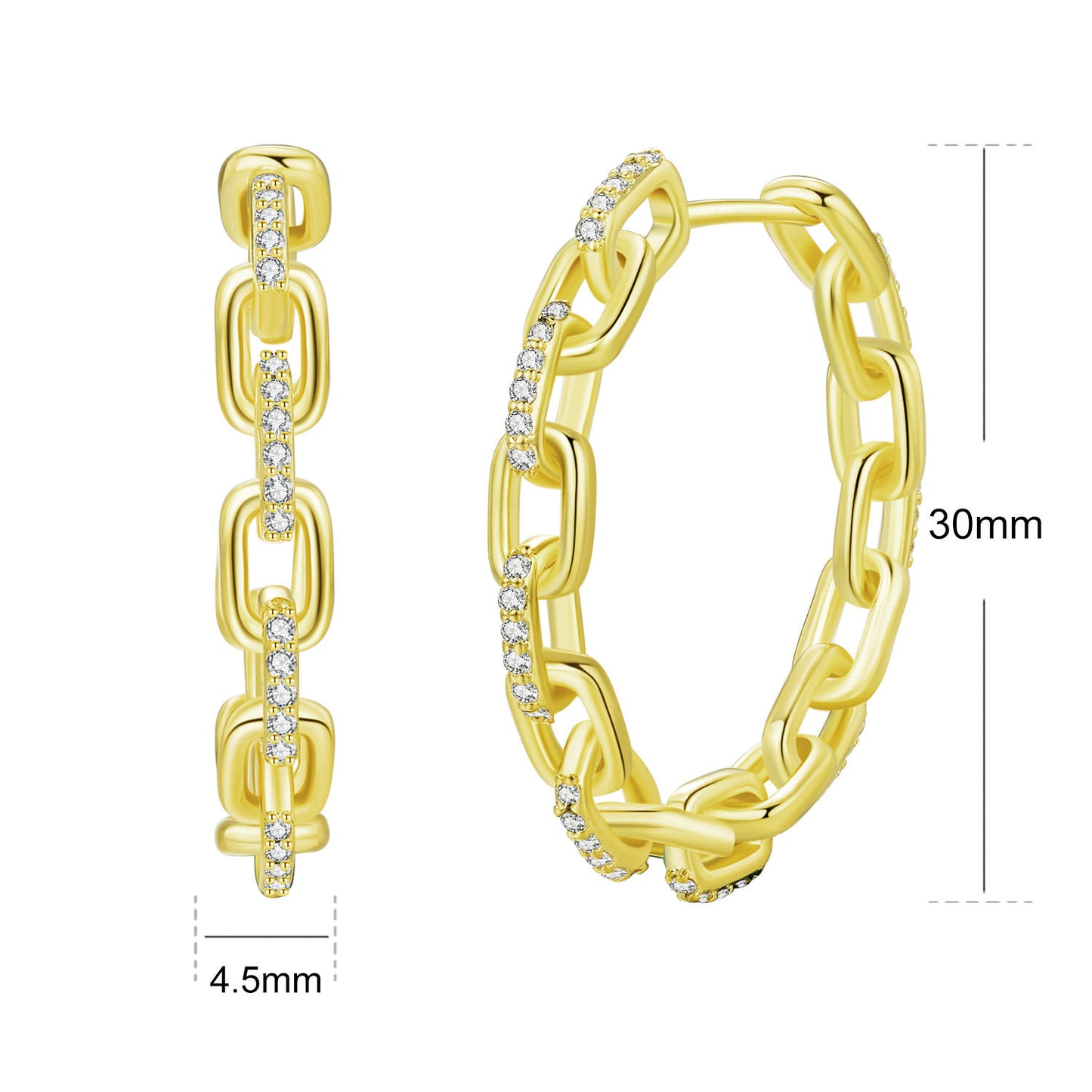 Brass With Plated Fashion Jewelry Earrings
