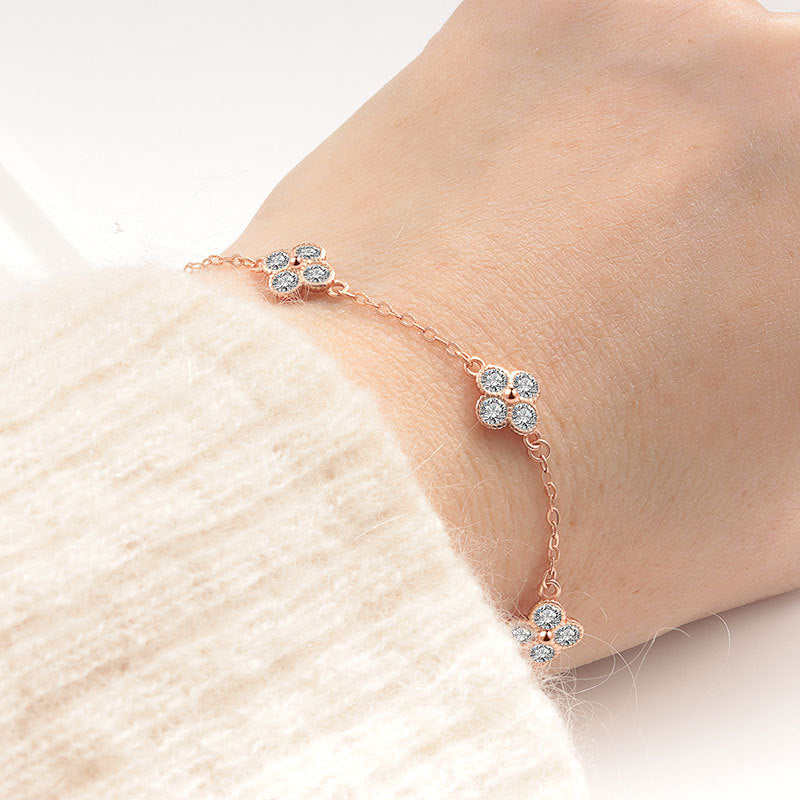 925 Sterling Silver Fashion Lucky Bracelet