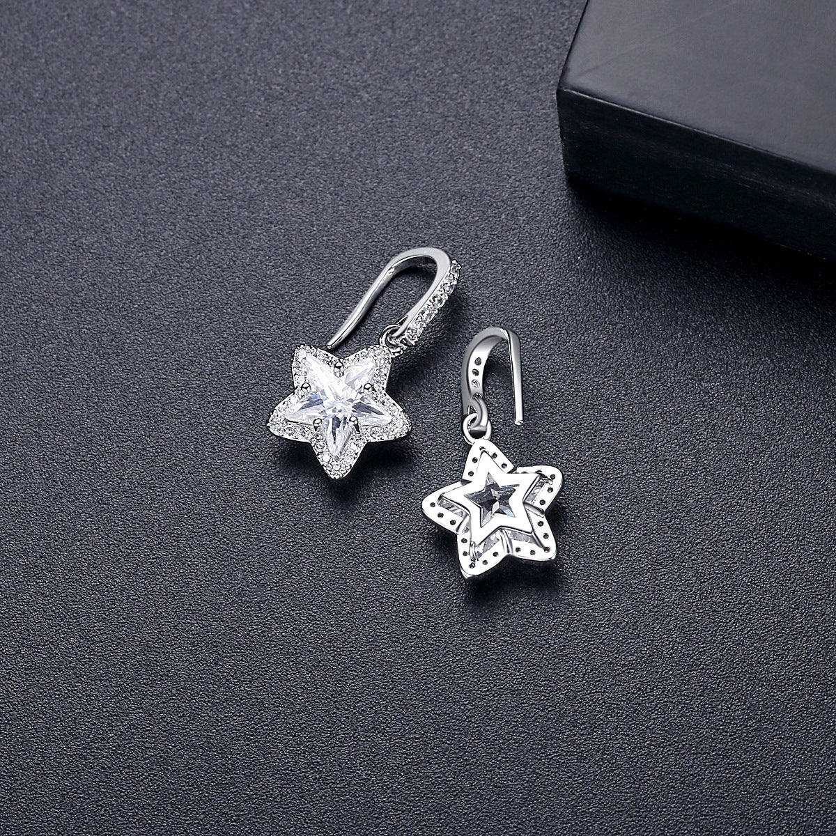 Copper With Silver Plated Fashion Jewelry Earrings