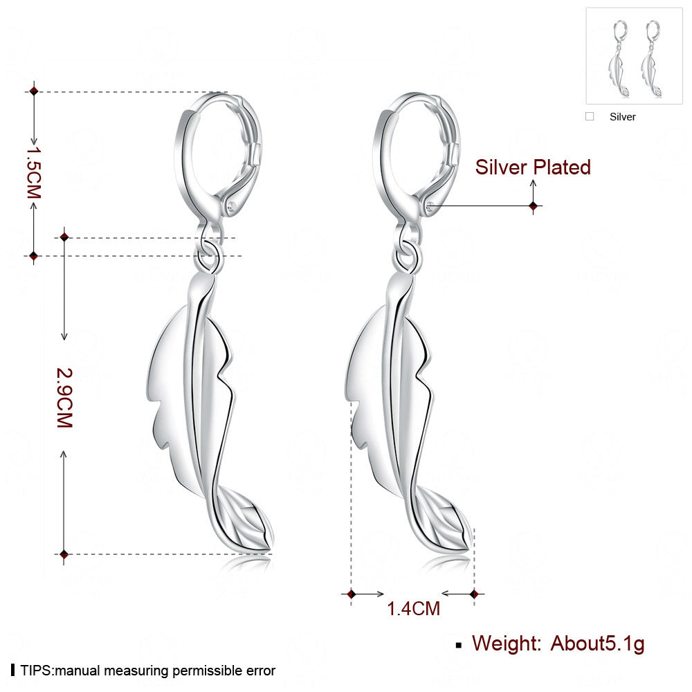 Brass With Plated Fashion Jewelry Earrings