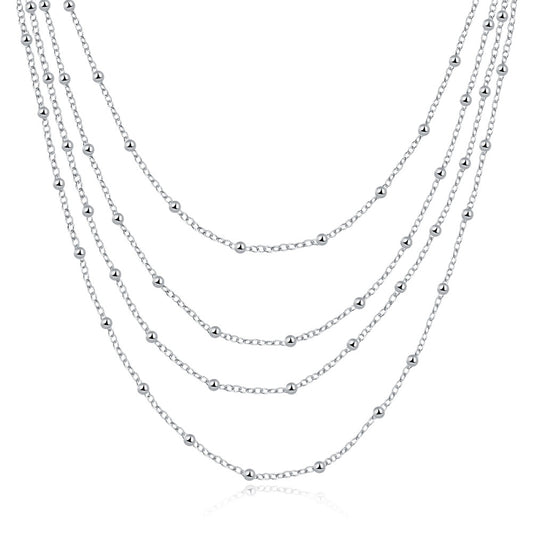 Brass With Plated Fashion Jewelry Necklace
