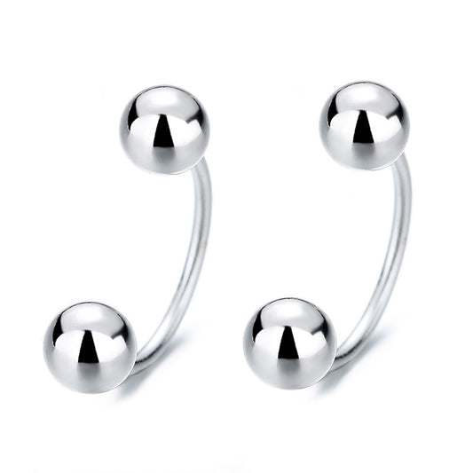 925 Sterling Silver Screwed Earrings