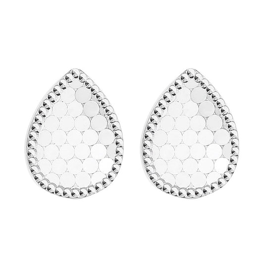 925 Sterling Silver Drop Screw Back Stud Earrings