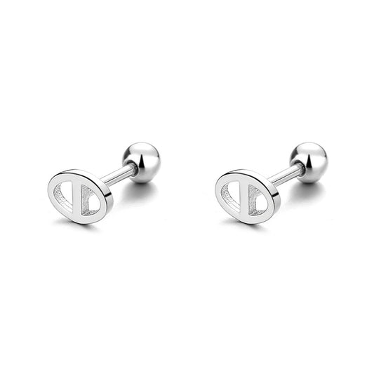 925 Sterling Silver Screwed Earrings