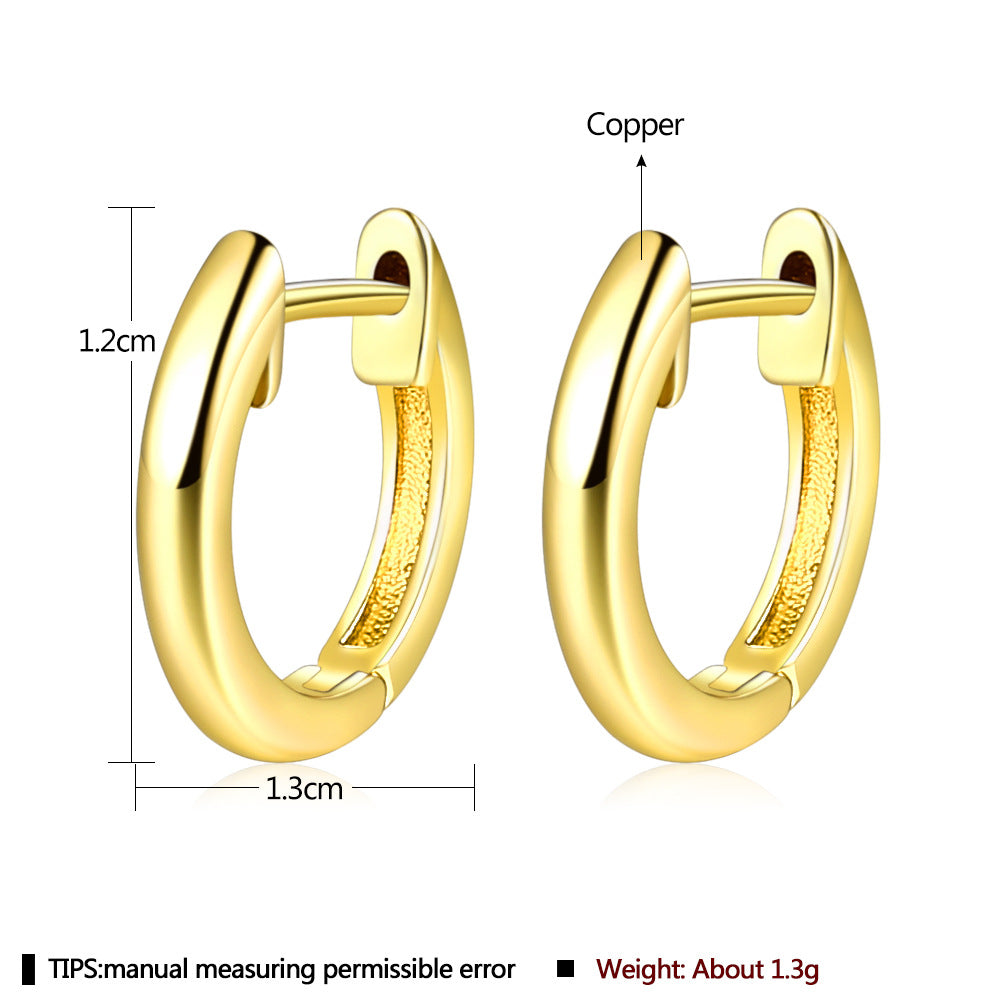 Brass With Plated Fashion Jewelry Earrings