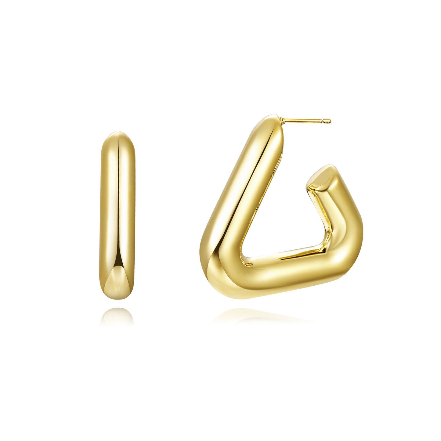 Brass With Plated Fashion Jewelry Earrings