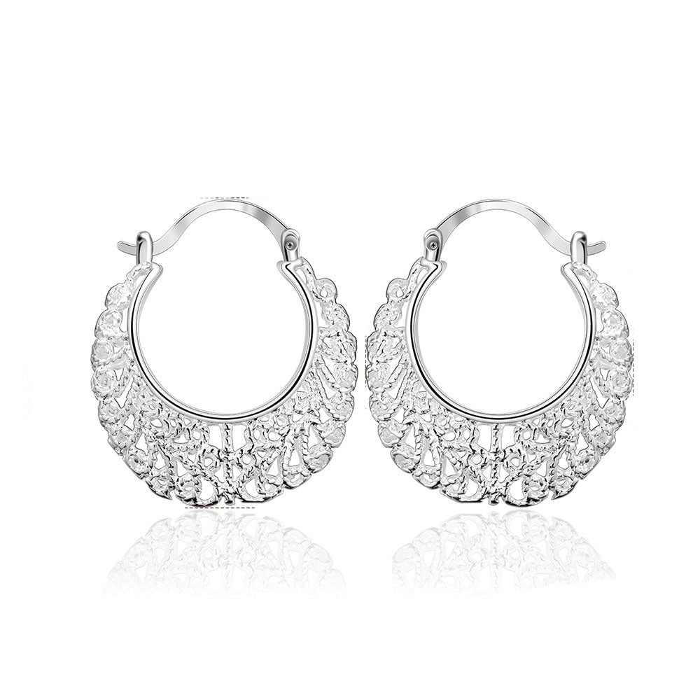 Brass With Plated Fashion Jewelry Earrings