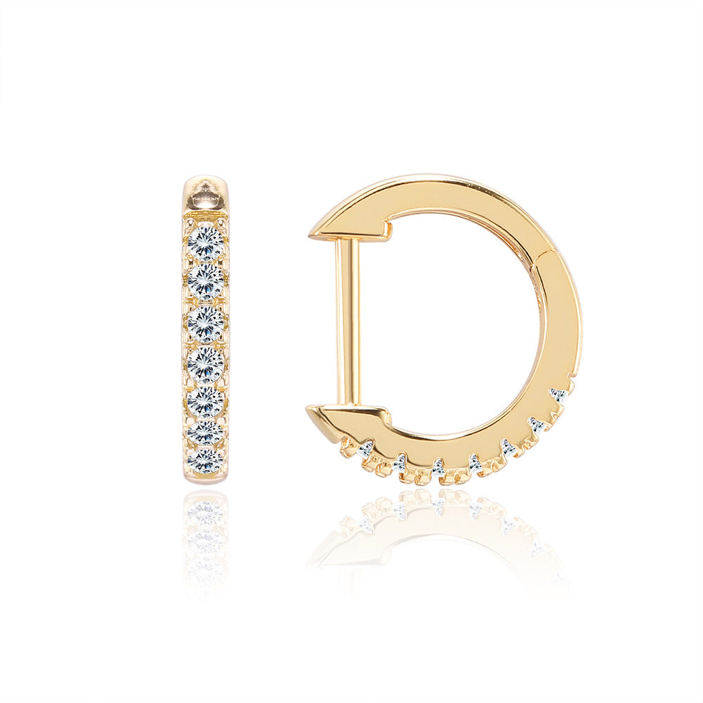 Brass With Plated Fashion Jewelry Earrings