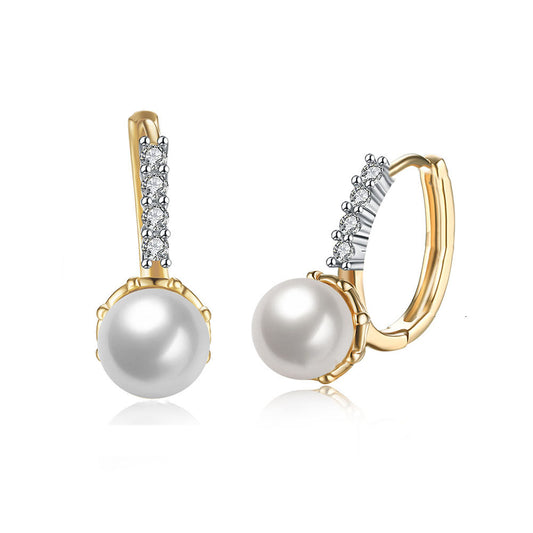 Brass With Plated Fashion Jewelry Earrings