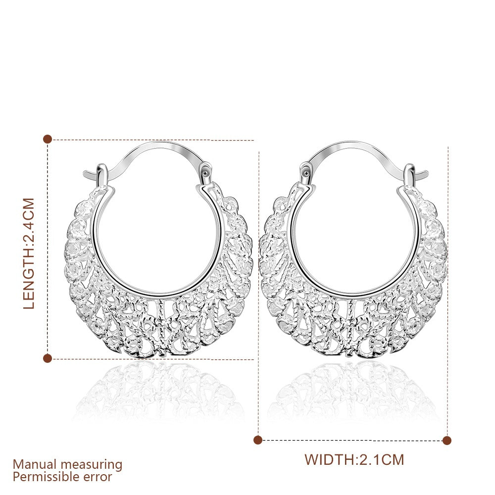 Brass With Plated Fashion Jewelry Earrings