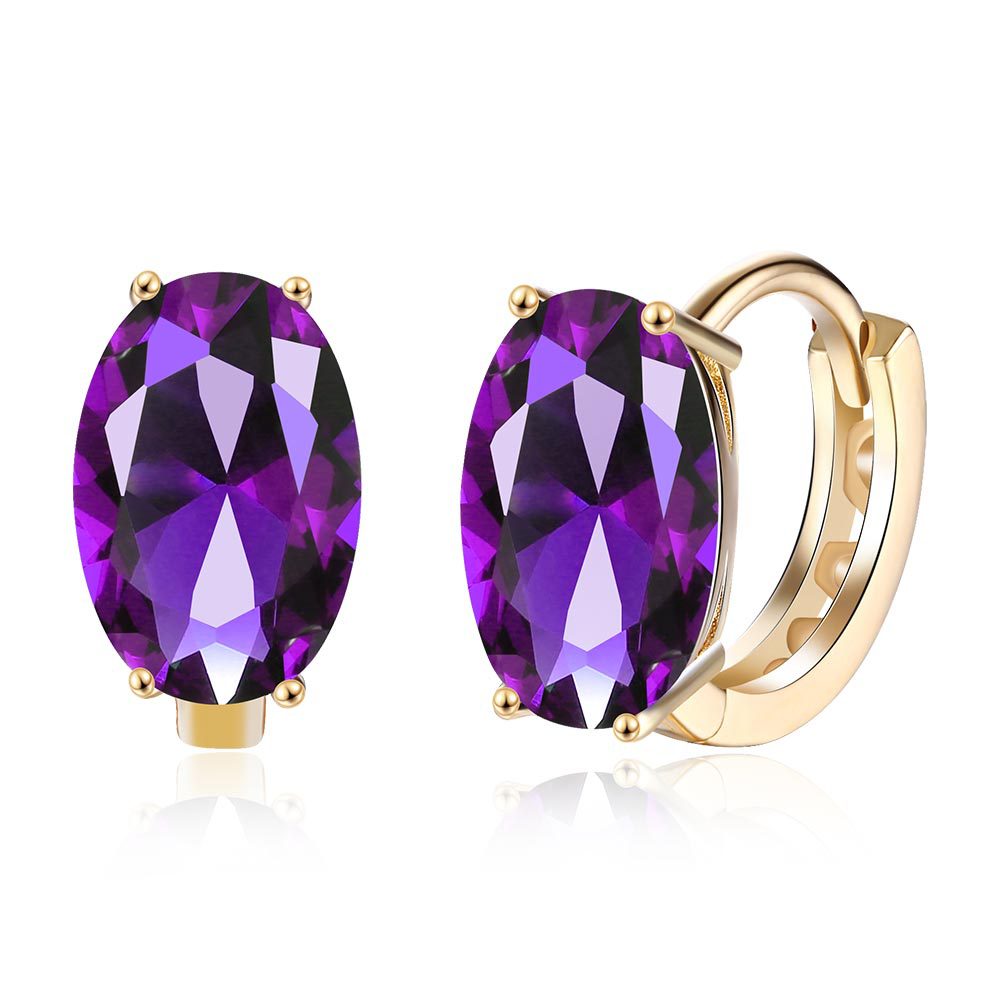 Brass With Plated Fashion Jewelry Earrings