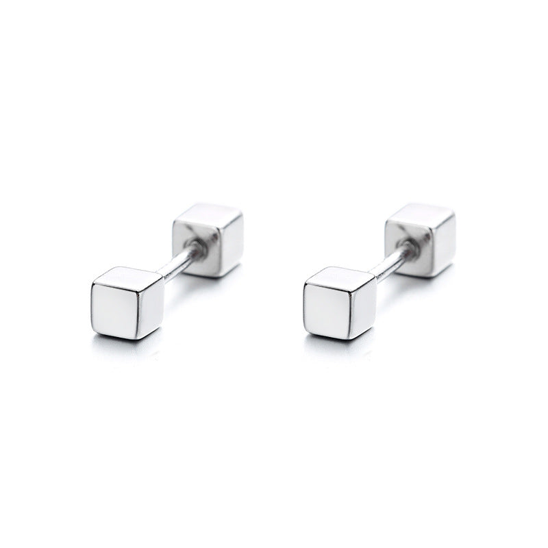 925 Sterling Silver Screwed Earrings