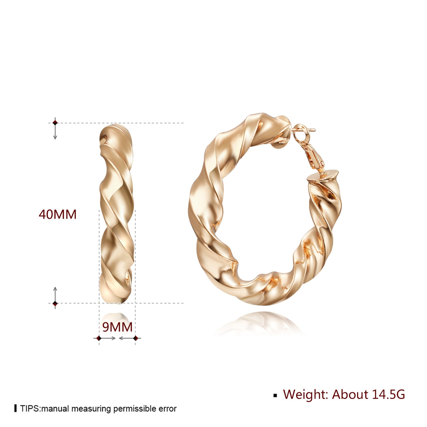 Brass With Plated Fashion Jewelry Earrings