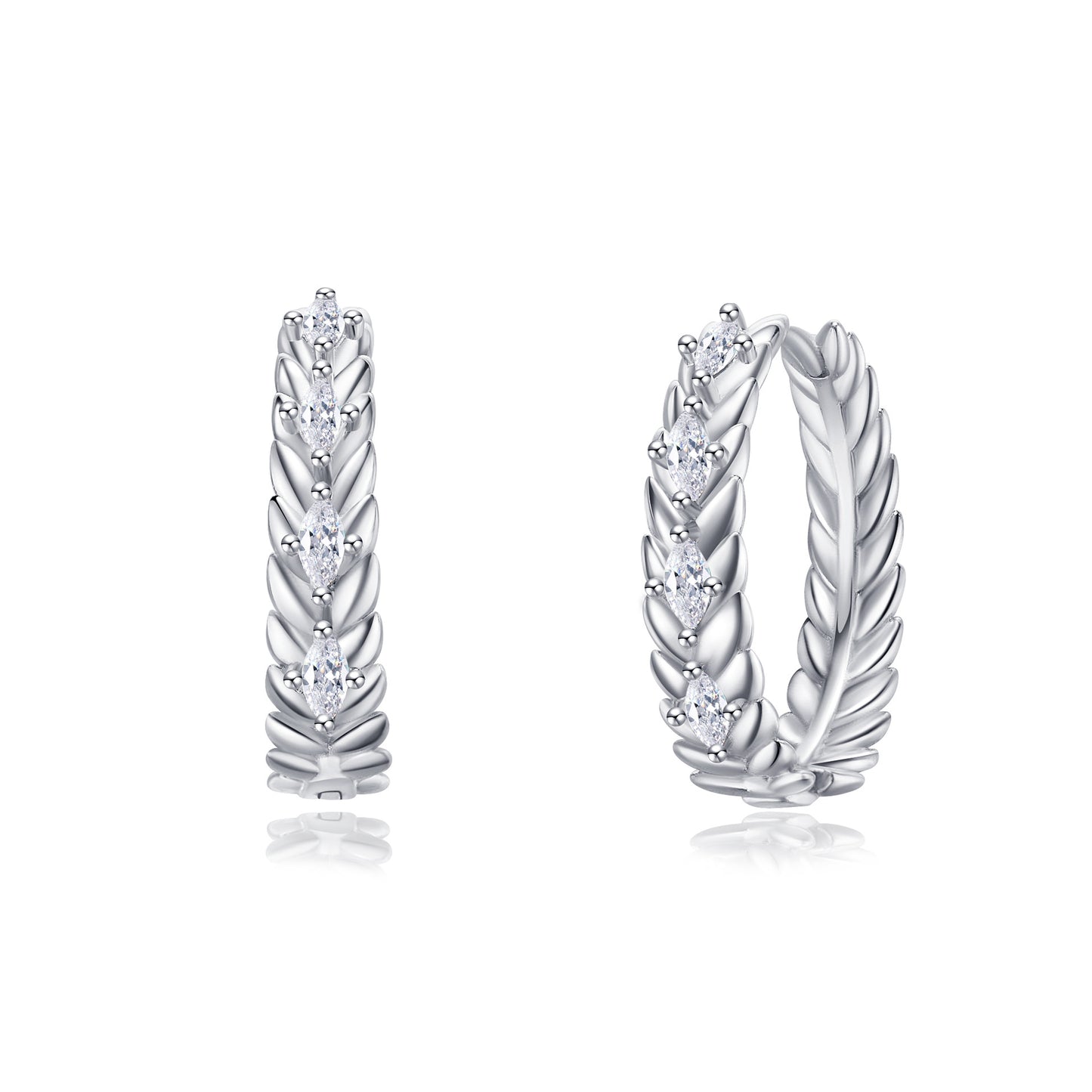 Brass With Plated Fashion Jewelry Earrings