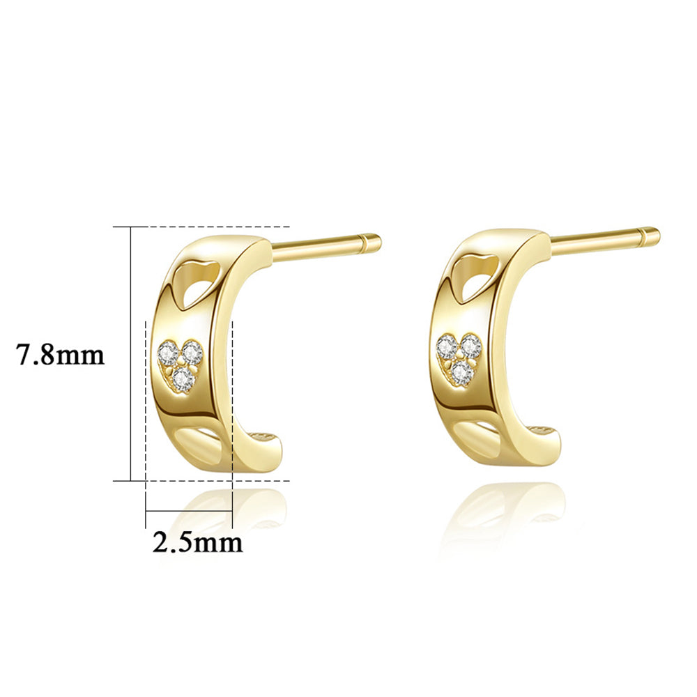 925 Sterling Silver Earrings Fashion Jewelry Gift for Women Girls