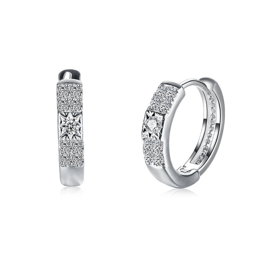 Brass With Plated Fashion Jewelry Earrings